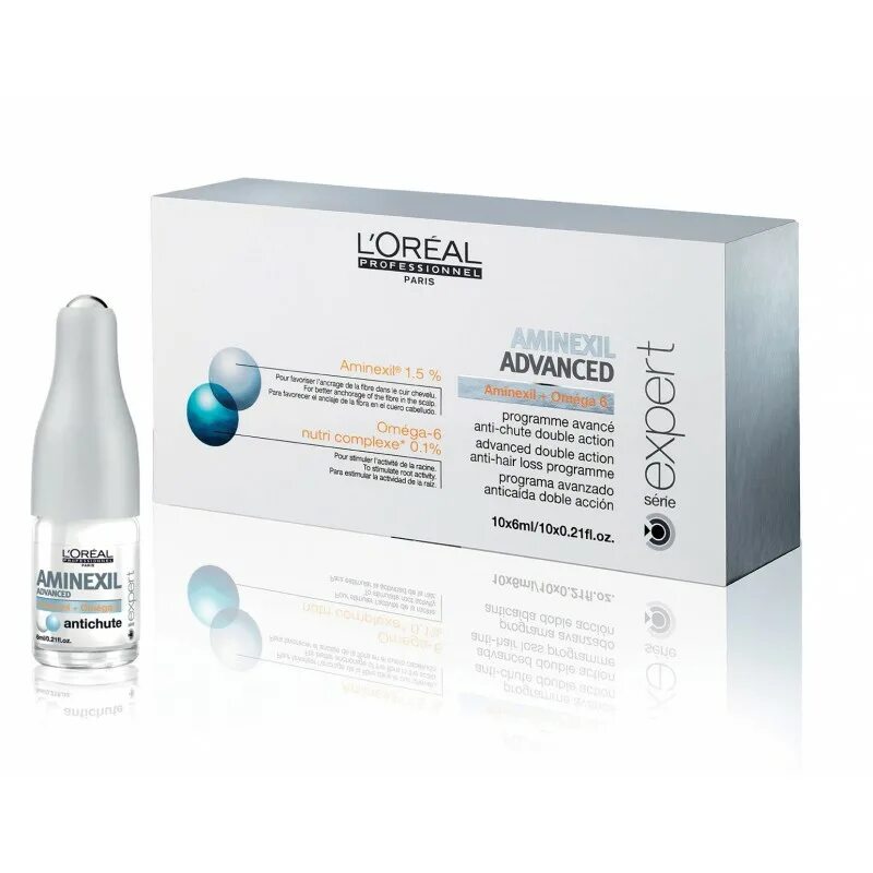 Aminexil ампулы против выпадения. Aminexil Advanced Loreal. Лореаль Аминексил ампулы. Loreal Aminexil ампулы против выпадения волос 10х6мл БС.