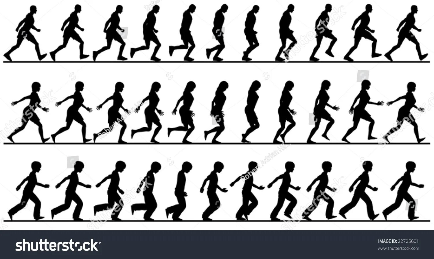 Фазы ходьбы анимация. Раскадровка движения человека. Бег покадровая анимация. Ходьба референс анимации. Бег покадровая анимация.