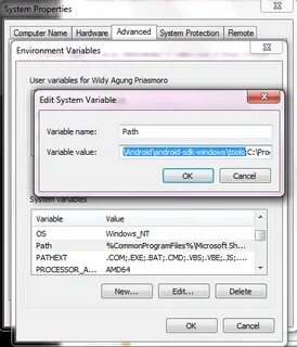Android set environment variable