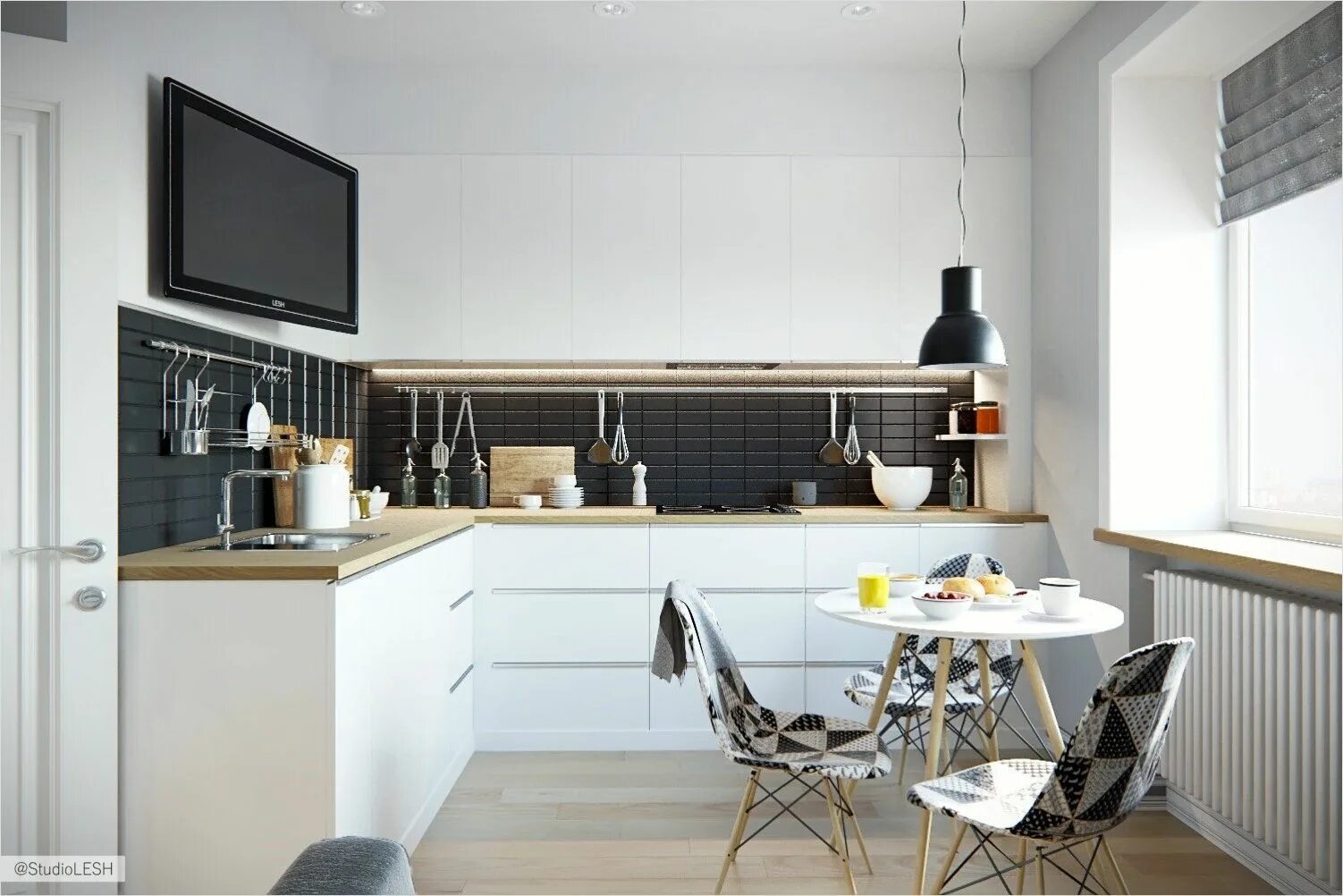 The apartment in the Scandinavian style :: Behance