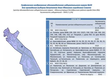 Схема границ избирательного участка