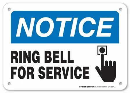 Service notice