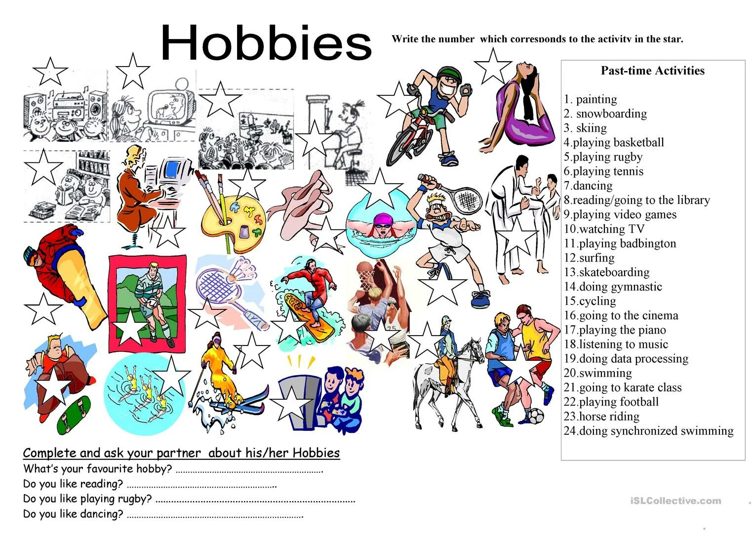 Hobbies exercises. Хобби на английском языке. Задания по теме Hobbies. Англ яз хобби. Упражнения на тему хобби на английском.