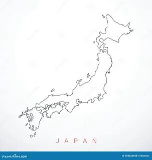 Японская контурная карта