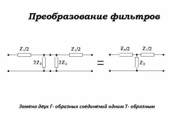 Т образный фильтр. Фильтр в электрической цепи. Параметрических радиотехнических цепей.