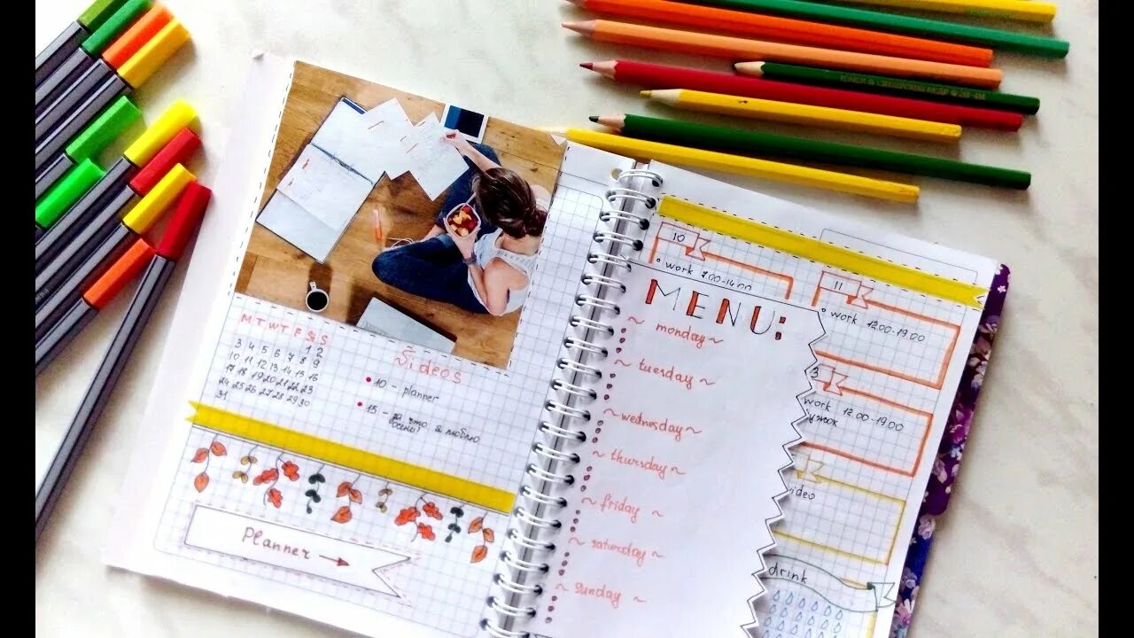 My planning. Креативный планер. Планинг. Ежедневник для изучения иностранного языка. Удобный ежедневник.