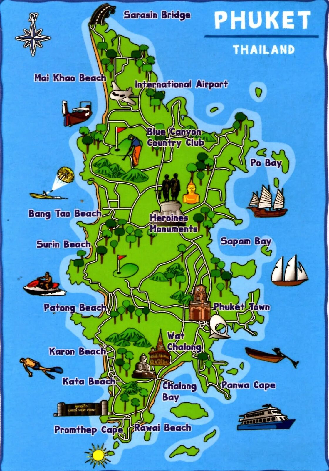Phuket maps