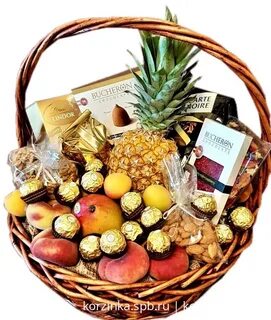 Корзина с фруктами в подарок учителю