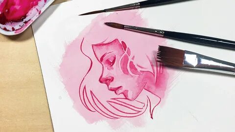 Техника рисования кистями