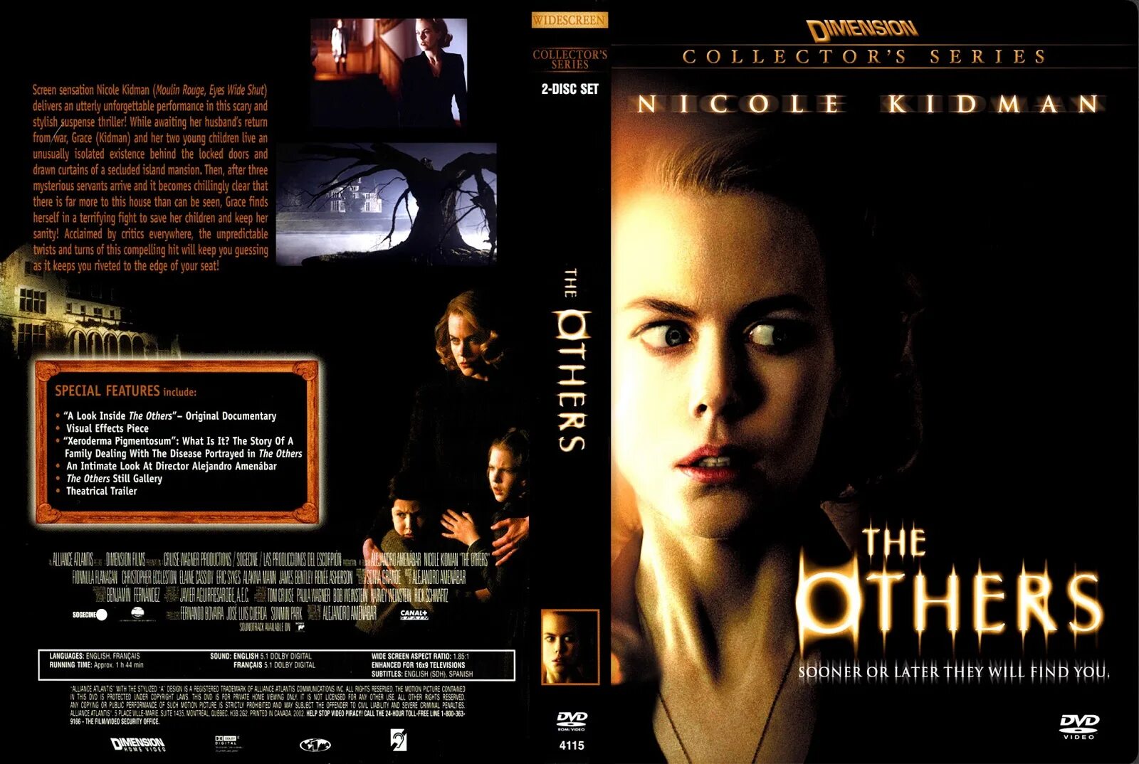 Другие / the others (2001). Другие 2001 Постер. Другие 2001 обложка. The other front the