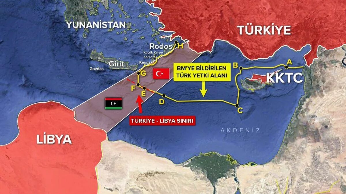 Ага турция что значит. Морские границы Турции. Граница Турции и Ливии. Экономические зоны Турции. Морская экономическая зона Турции.