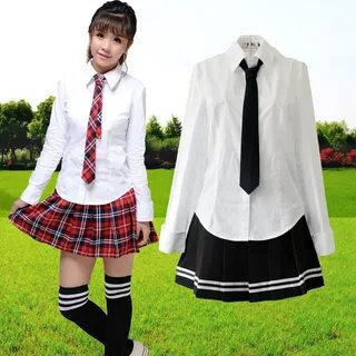 Students Long - Sleeved Shirt Uniforms Japan And South Korea Jk Uniform Junior H