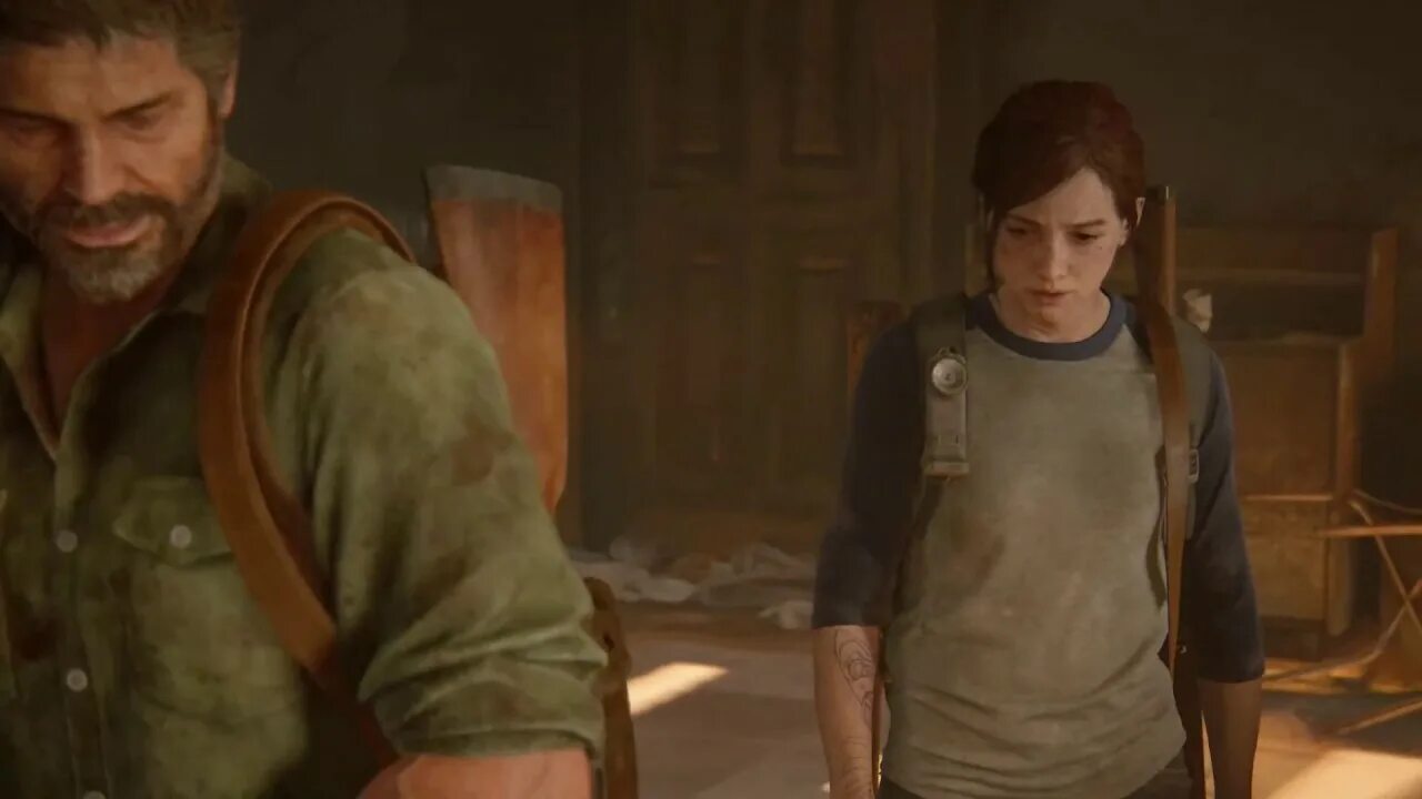 The last of us Джоэл спасает Элли. The last two ones