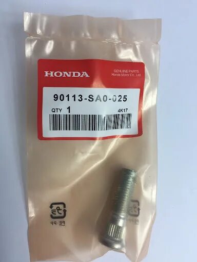 Болт Honda арт. 90113sm1005. Шпилька колеса Хонда фит. 90113sa0006. 90113sa0023.