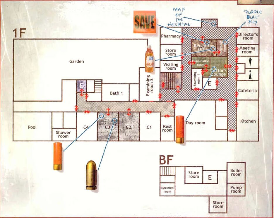 Где яйца в брукхейвен 2024 хард. Silent Hill 2 госпиталь Brookhaven карта. Brookhaven Hospital (госпиталь Брукхейвен).. Сайлент Хилл 3 карта больницы. Silent Hill карта больницы.