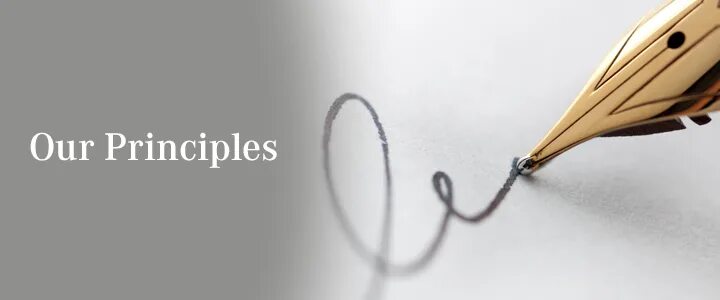 Our principles. Our principles