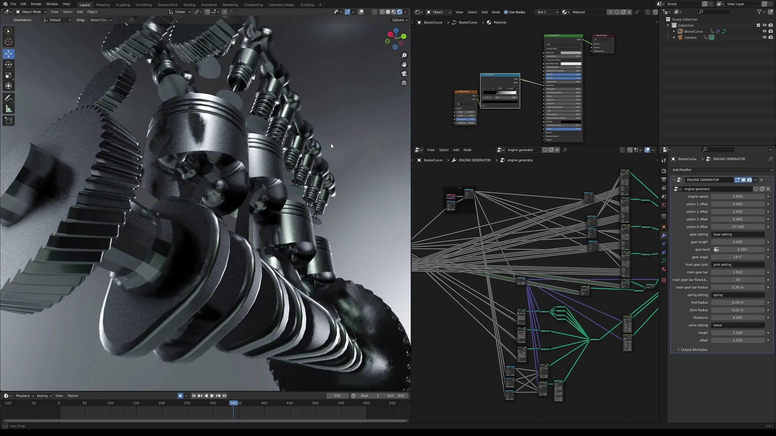 Blender generator. Генератор геометрии omnigeometry в blender.