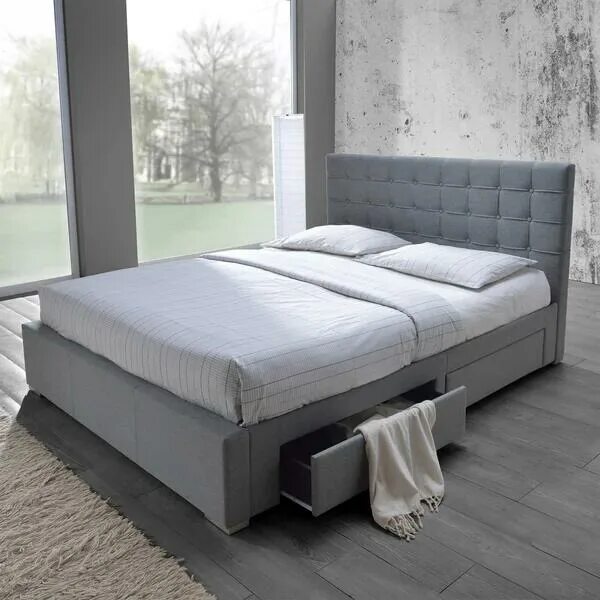 Кровать с ящиками для хранения фото Monterey Platform bed with storage, Storage bed, Bed frame with storage