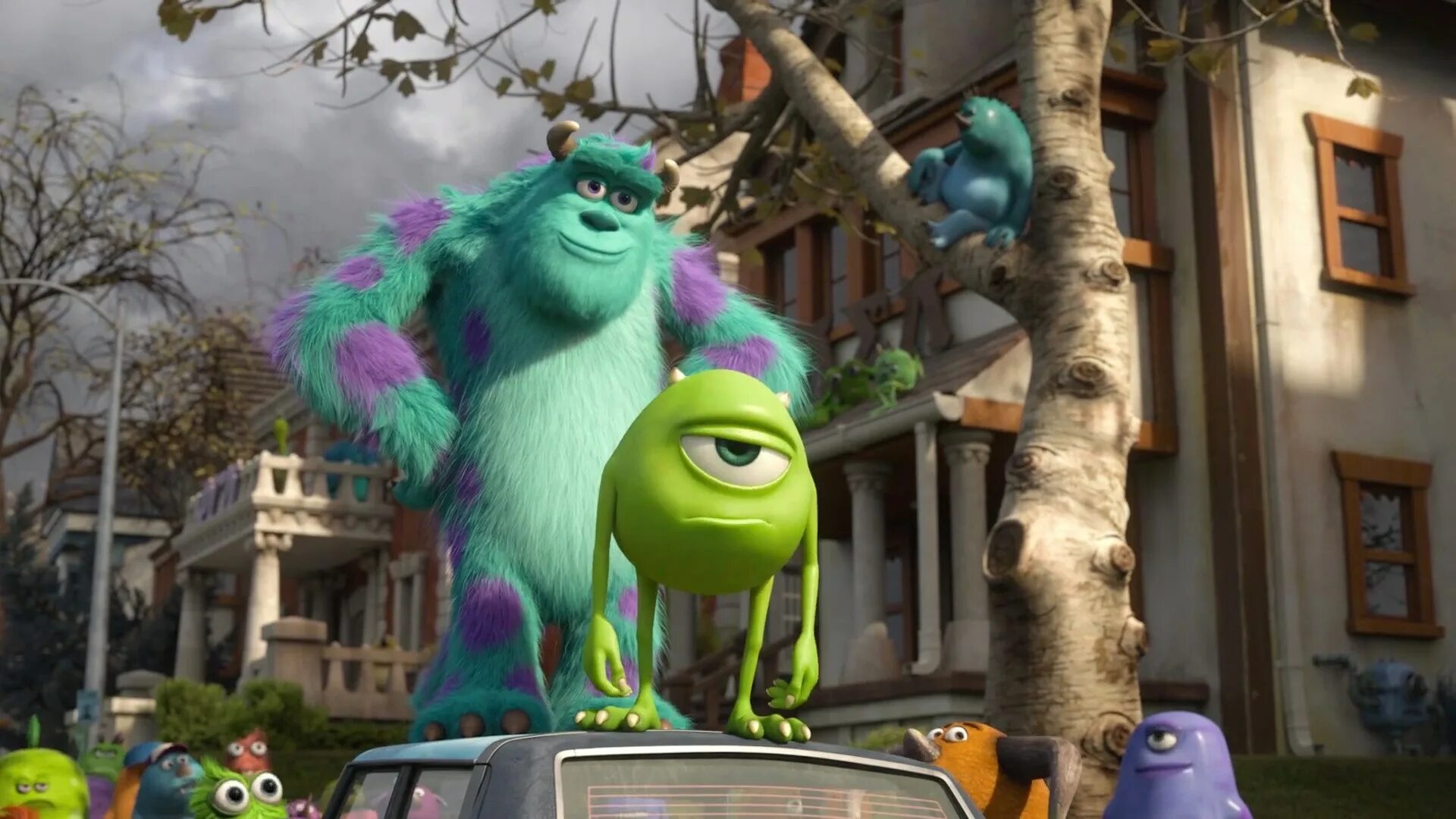 Включи хороших монстров. Университет монстров - Monsters University (2013). Университет монстров Майк.