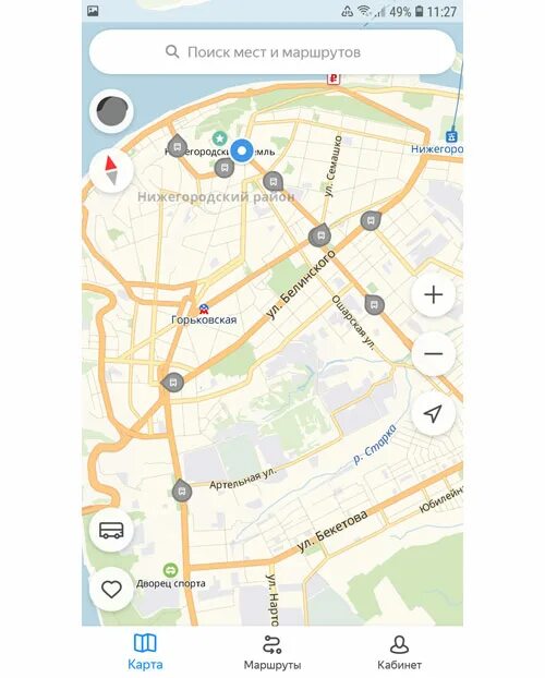 Карта местоположения автобусов. Местоположение транспорта на карте. Автобус Нижний Новгород.