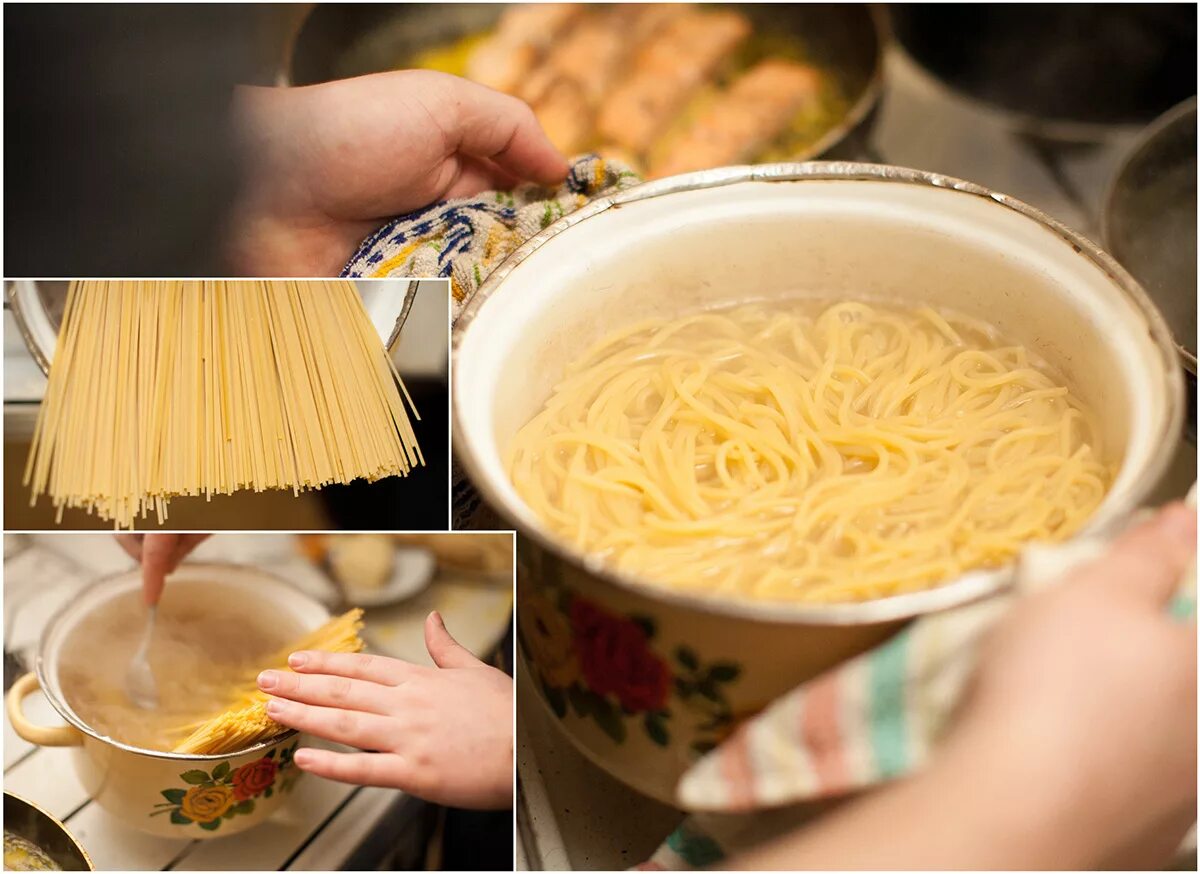 Как сварить спагетти. Пошаговое приготовление макарон. Поэтапная готовка макарон. Готовка макарон в кастрюле. Готовка спагетти в кастрюле.