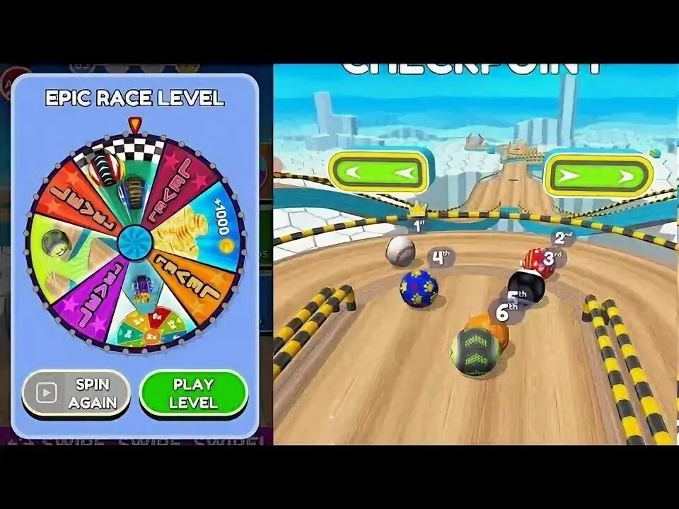 Race Level. Epic Race. Level race