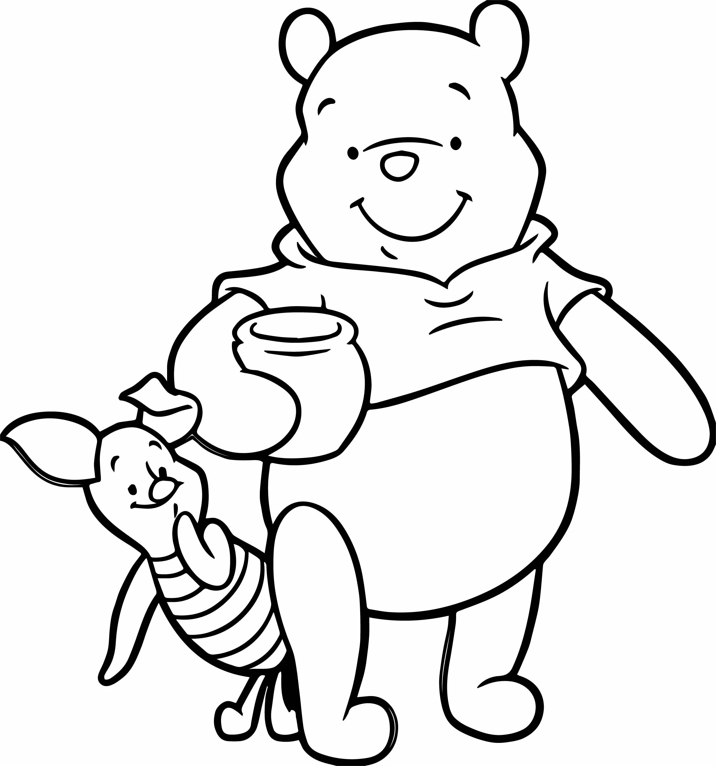 Раскраска винни пух и пятачок. Раскраска винни пух дисней. Винипух карандашом. Рисуем винни пуха поэтапно. Винни-пух.