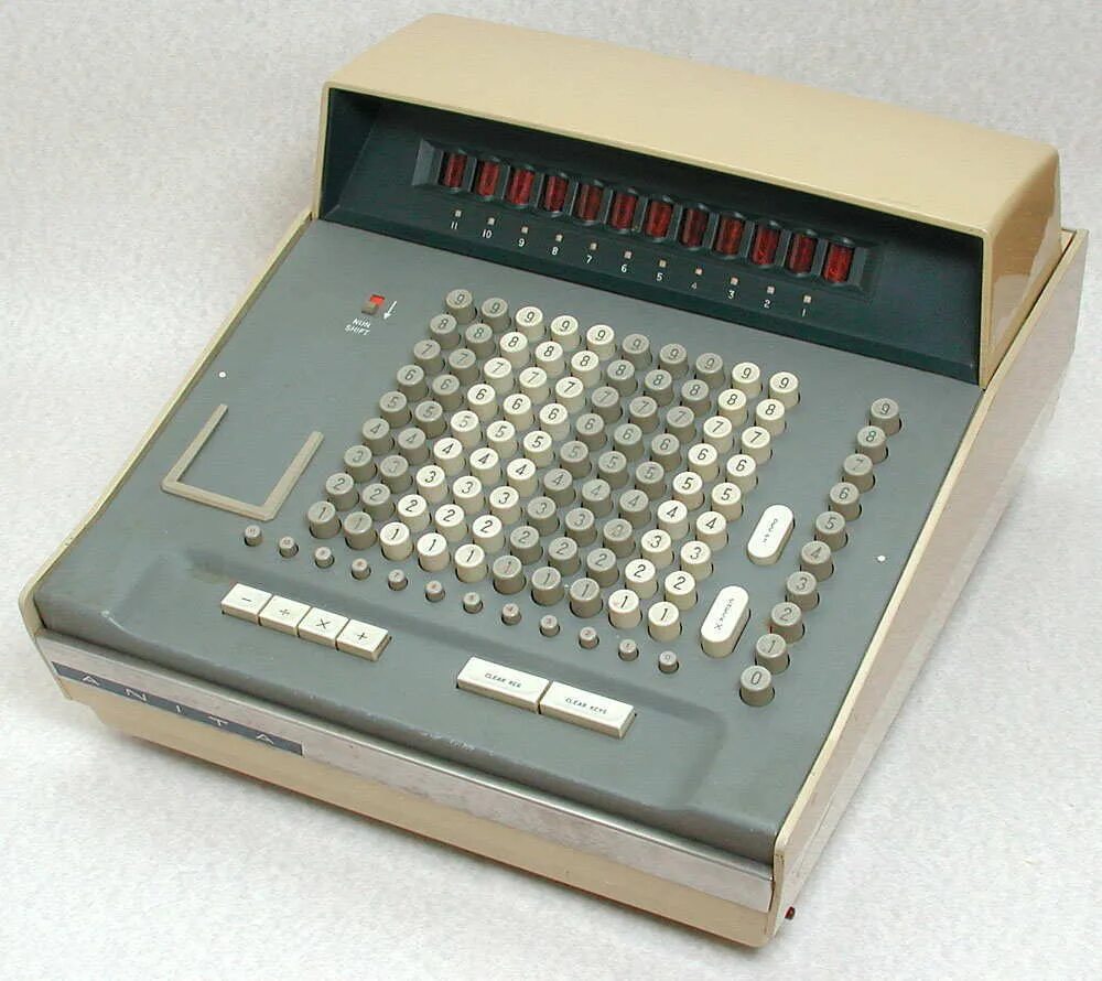 Калькулятор Anita Mark VII. Anita МК. VII. Anita MK VIII. Anita калькулятор 1930. First calculating