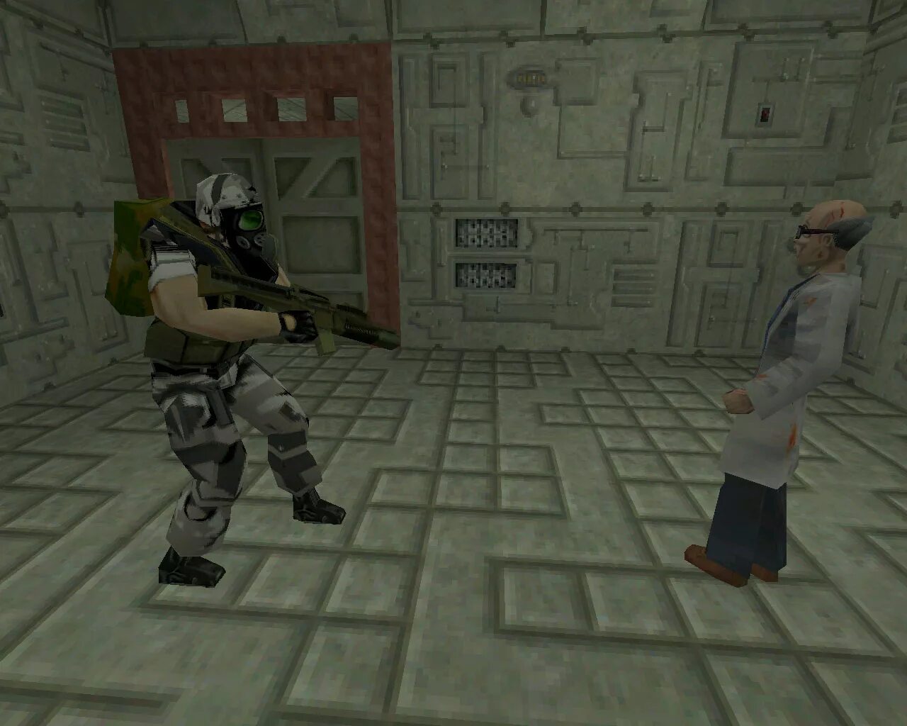 Half life оригинал. Half Life 1 HECU. Half Life Alpha HECU. Солдат HECU. HECU half Life сплюснутый.