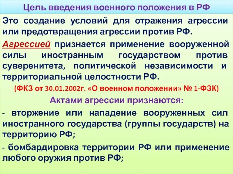 Военное положение условия введения. Цели введения военного положения. Условия для введения военного положения. Меры по организации отпора фашистской агрессии. Введение военного положения в России.