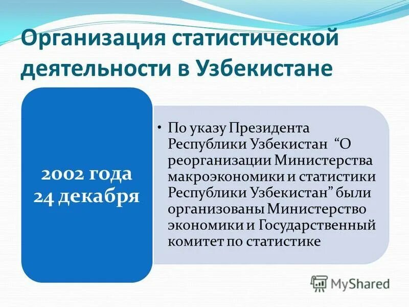 Статистическая деятельность рф