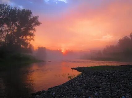 Утро на енисее сегодняшний