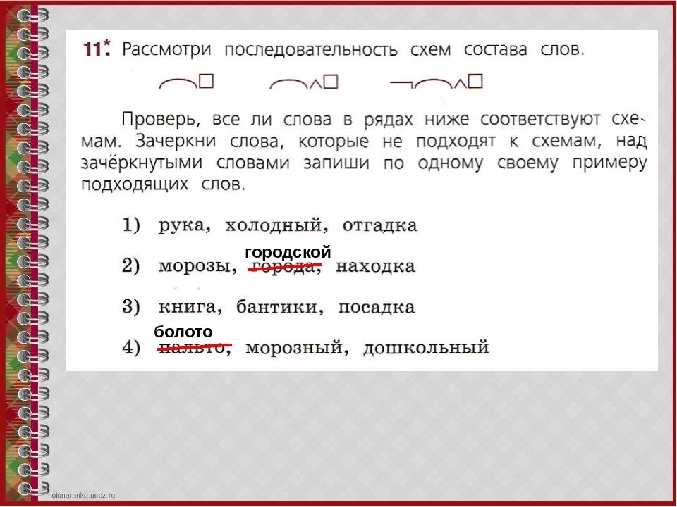 Выпиши слова которые подходят. Слова которые соответствуют схеме. Рассмотри последовательность схем состава слов. Запиши слова в порядке схех. Схема слова 4 класс.