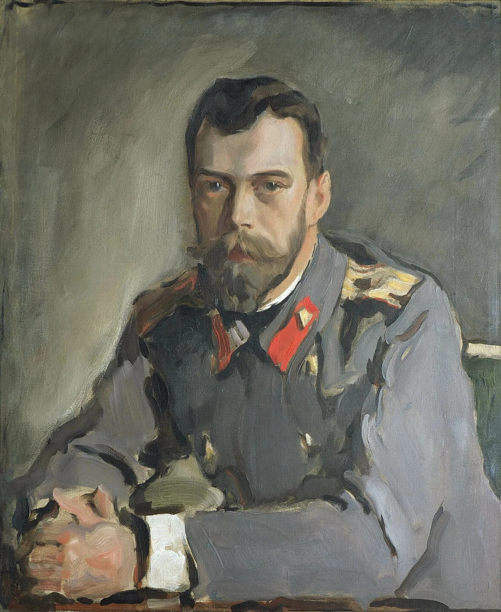 Третьяковская галерея император. Серов портрет императора Николая II. Портер Никоаля 2 Серов.
