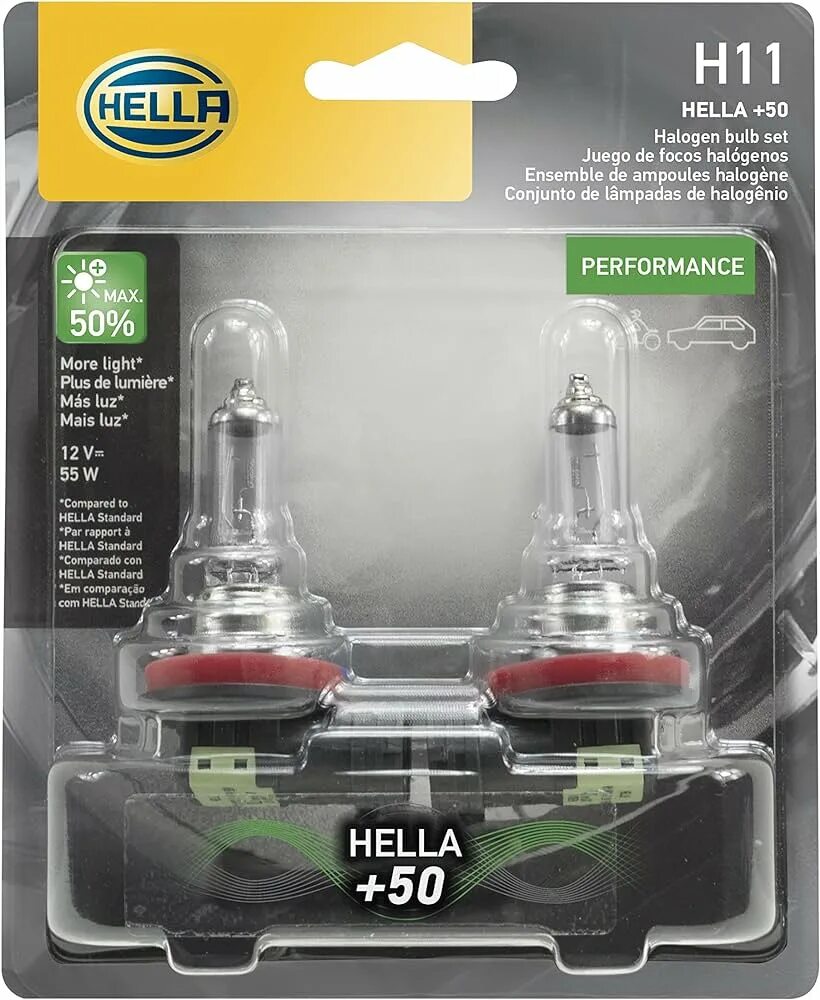 H11 белые. Hella h11.