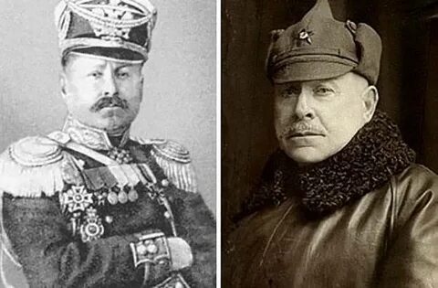 Царские офицеры в красной