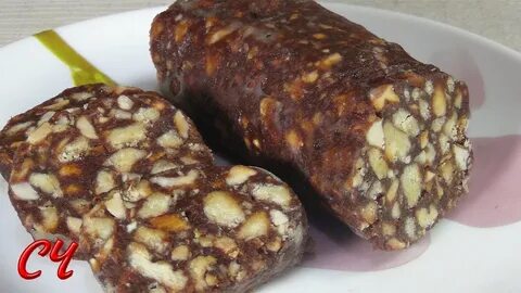 Рецепт вкусной шоколадной колбасы