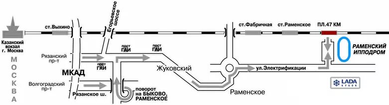 Схема станция Выхино Фабричная.