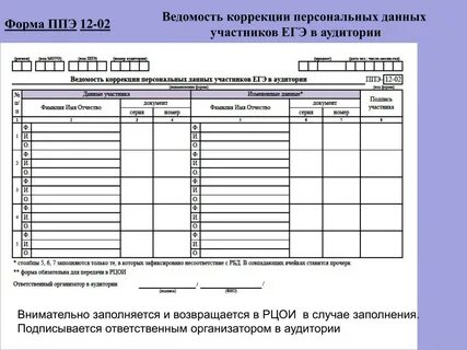 Форма ппэ 05 02 протокол проведения