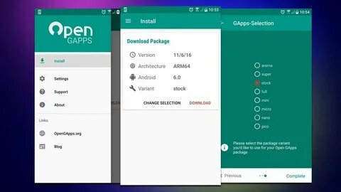 Open gapps pico 7.1