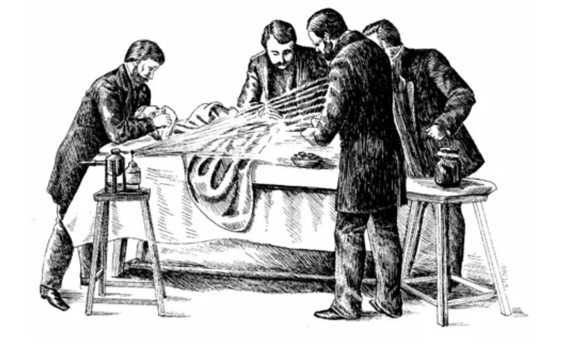 Повязки листера. Карбонизированную повязку листера. Повязки листера. Повязка листера антисептическая. Антисептика листера 19 век.