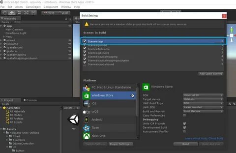 Unity connecting