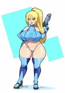 Experience Samus with enormous boobs now