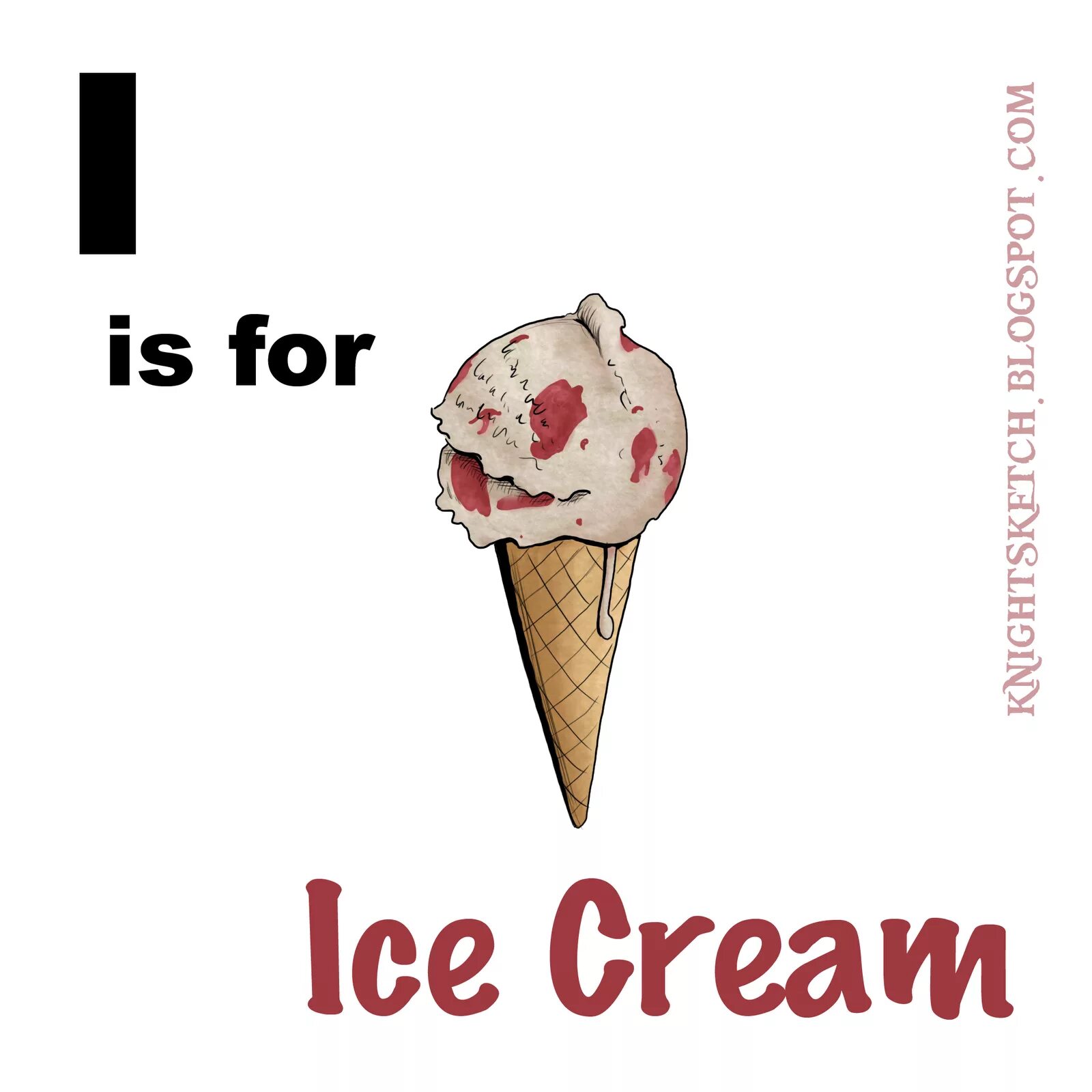 I ice cream yesterday