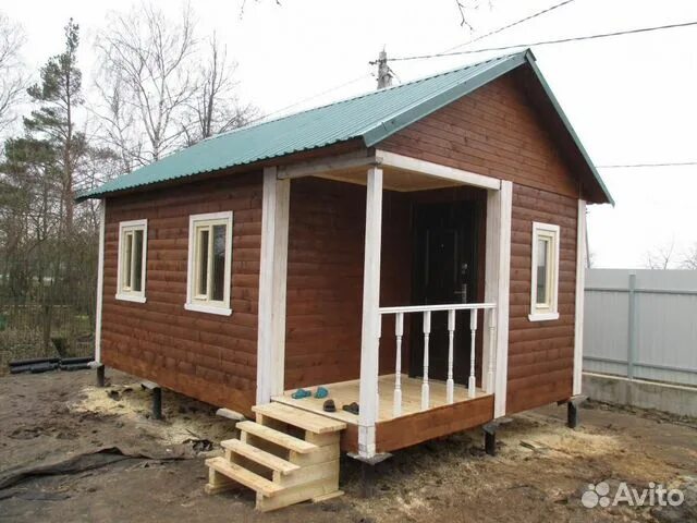 2015г. Дачный дом 6*4м с верандой на Горьком ООО "Спец" Строительство дачных дом