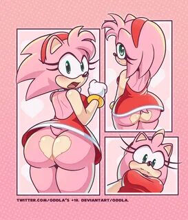 amy rose, sonic (series), sonic the hedgehog (series), ass, back, backless ...