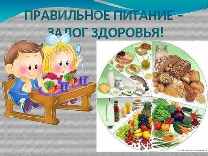 Правильный рацион питания для детей