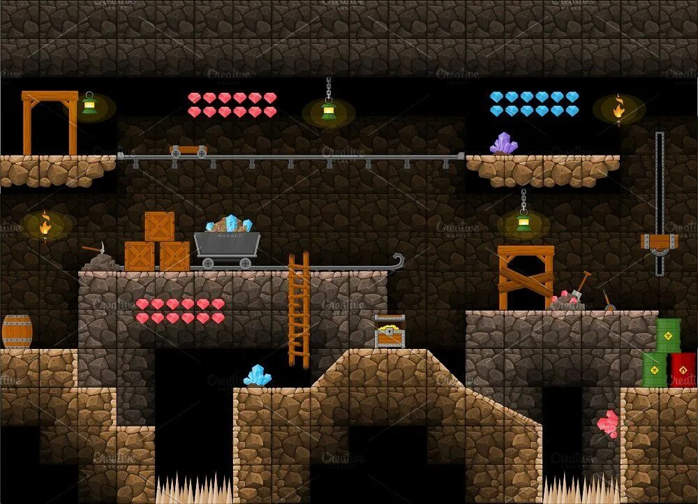 2д игра старая. Пещера tileset платформер. тайлсет подземелья. dungeon 2d игра. тайлы подземелья 2д.