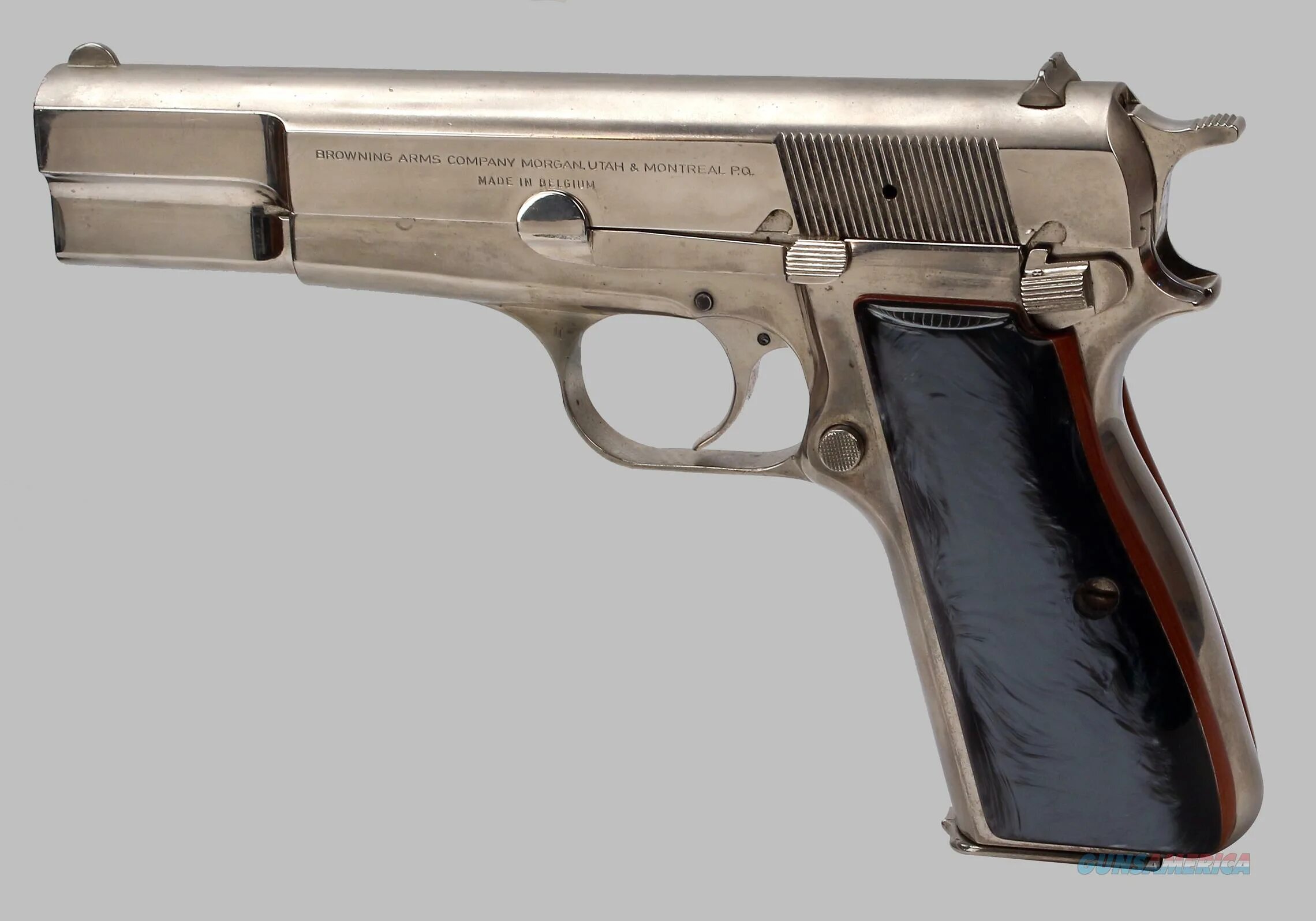 Browning de. Браунинг Хай Пауэр. Browning High Power, Калибр 9 миллиметров. Browning p-35 Hi-Power Silver Chrome 9mm.