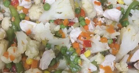 Рецепт с мексиканской смесью и курицей
